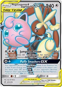 Mega Lopunny & Jigglypuff GX (Full Art)